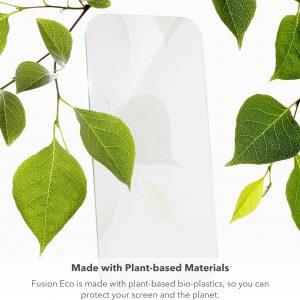 Invisible Shield Fusion ECO Screen Protector for Apple iPhone 14 Pro Max – Flexible Hybrid Protection Made with Plant-based Materials, Easy to Install